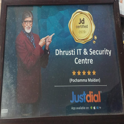Dhrusti it security justdial certificate